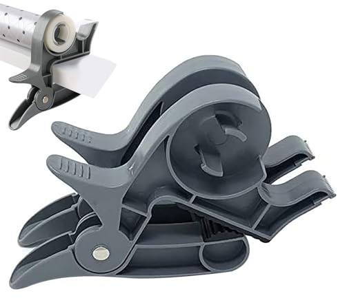 Geschenkpapier Schneider Für Rollen, 2 Stück Abroller, Halter, Halterung Tisch, Tischklemmen Aus ABS-Mit Klebebandspender
