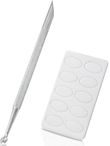 Herramienta empujadora de cutículas de acero inoxidable, recortadora de cutículas para manicura y pedicura, Herramientas para Uñas