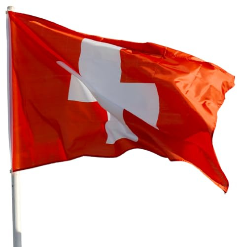 Europameisterschaften 2024 Welt Internationale Flaggen - (Schweiz, 90x150cm) Schweizer Flagge 90x150cm