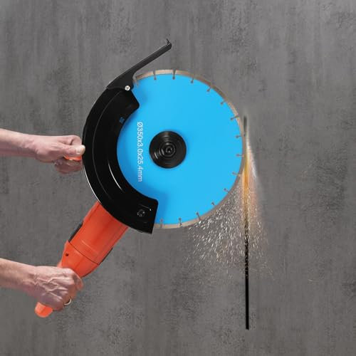 Betonsäge, Elektrische Steinsäge 3000W, Nass-/Trocken Steinschneidemaschine,Staubfreies Schneiden, 3800r/min, Scheibendurchmesser Sägeblatt, 135 mm Schnitttiefe