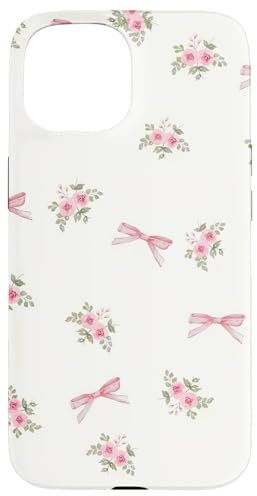 Estetica Fiocchi Rosa & Fiori Coquette Mini Floreale Vintage Custodia per iPhone 15