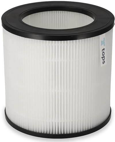 Tops FY0194/30 Ersatzfilter kompatibel mit Philips Luftreiniger 800 Series - AC0819/10, AC0820/10, AC0820/30, AC0830/10 | 1er-Pack H13 True HEPA Filter