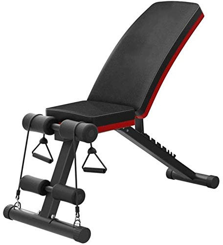 Gym Bänk Bänkpress Viktstång Bänkpress Bänk Styrka Ryggbräda Multifunktionell hopfällbar hantelbänk