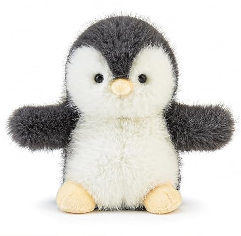 BelleFlair 15cm Pinguin Kuscheltier Weiches Stofftier, Süße Pinguine Plüschtiere als Kissen, Niedliches Penguin Kuscheltiere Geschenk für Kinder Freundin zum Geburtstag Weihnachten Valentinstag