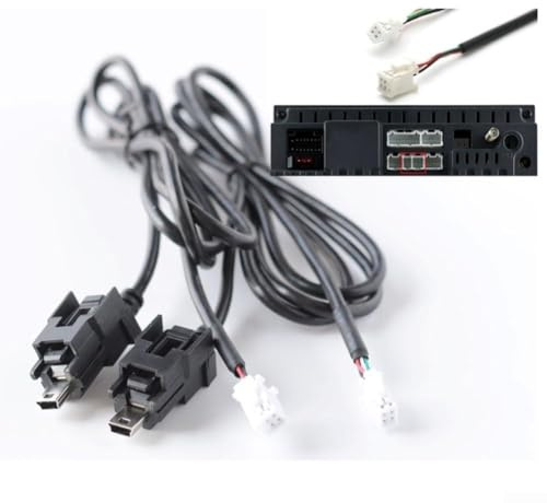 Car Radio USB Adapter Cable for Android Devices with 4 Pin 6 Pin Support and For Mini-USB Socket Main Unit Compatibility