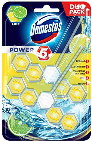 Domestos Power 5 Felgenblock, Limettengrün, 4 Stück