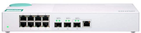 QNAP QSW-308-1C commutateur réseau Non-géré Gigabit Ethernet (10/100/1000) Blanc