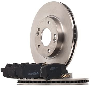 RIDEX Bremsenset Vorne 280mm Bremsscheiben und Bremsbeläge Kompatibel mit HYUNDAI i30 GD Belüftet