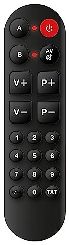 Telecomando Universale IRRADIO: Tasti Grandi con Funzione di Apprendimento semplificato, Telecomando Universale TV Compatibile con Smart TV e Dispositivi Originali