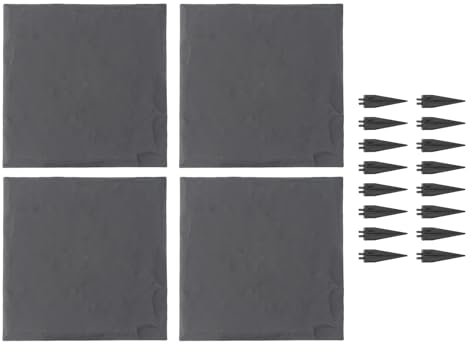 Piedra de jardín con estacas de Tierra Piedras de Paso de Pasos de la Pasarela Decoración de jardín a Prueba de la Intemperie Pedro para el césped al Aire Libre (Gris)