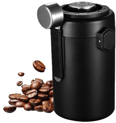 Bote De Café AirTight - Acero Inoxidable 304, Frasco De Almacenamiento De Cocina De Doble Capa, Bote De Monitoreo De Humedad | Recipiente De Cafe Sellado Para Vacío Para Té De Arroz Azúcar De