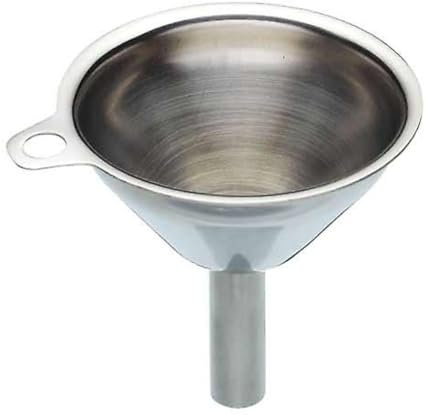 TrAdE Shop Traesio Imbuto in Acciaio TRAVASO 11 CM Cucina Olio ACETO LIQUORE Laboratorio Profumo