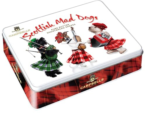 Scifi Planet|Campbells Christmas Scottish Mad Dogs Shortbread in Tin