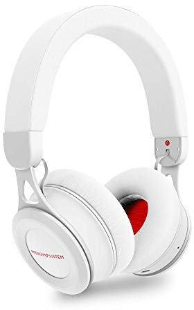Energy Sistem Headphones Urban 3 Mic Écouteurs Circumauriculaires avec Microphone sur Le Câble (Ultra-légers et câble pour prévenir des Noeuds)- Blanc