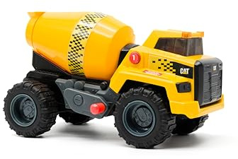 Cat Construction Toys, 11.5 Power Haulers 2.0 Cement Mixer, Lights and Sounds, Ages 3 and up