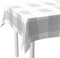 LILENO HOME Tischdecke abwaschbar als Meterware 180x140cm (Schnittkante) in Karo Grau - Wachstuchtischdecke wasserabweisend ideal als Tischtuch o. Tischläufer für Bierzeltgarnitur