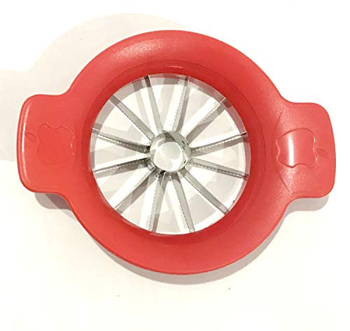Apple Cutter Stainless Steel Fruit Slicer with 12 Sharp Serrated Blade Kitchen Utensils Gadgets for Apple Pear Potato Premium Divider Wedger
