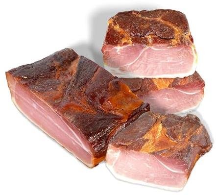 'Schwarzwald Metzgerei – Schwarzwälder Schinken am Stück mit herzhaft rauchigem Aroma – Räucherschinken nach Schwarzwälder Tradition (4 x 1000g)