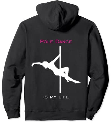Pole Dance Figur Silhouette Mädchen Training Zubehör Pullover Hoodie