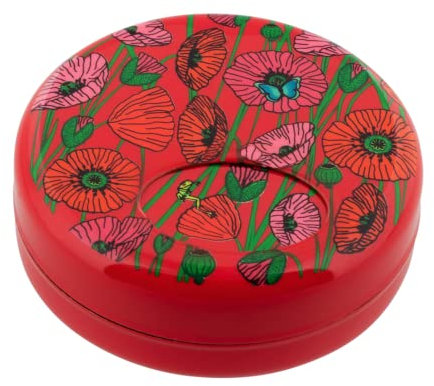 Pylones, Cendrier de poche - Goal Coquelicots - Métal - 6,5 x 2,5 cm