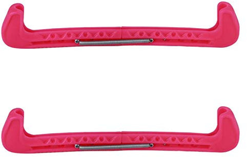 Kufenschoner für Schlittschuhe, leicht, robust, sicher für Sport, Skifahren, professionelle Verwendung (Rosa)