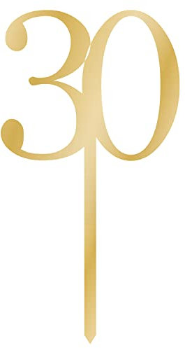 Amscan 9913775 Sparkling Celeb 30 Cake Topper