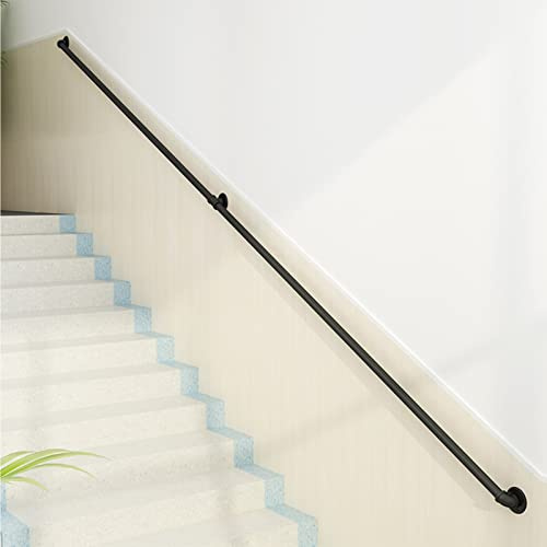 IBOWZ Pasamanos De Escalera para Interior Exterior Pasamanos de Escalera | Juego de rieles para escaleras | Pasamanos para Escaleras 1 2 3 4 5 6 Metros,Barandilla De Escalera | Pasamanos para esc