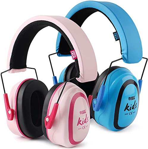GREEN DEVIL Gehörschutz Kinder Lärmschutz Kopfhörer Kinder von 3-16 Jahren mit SNR27.4 Komfortabler Faltbar Kind Kapselgehörschutz Ohrenschützer für Schule Lernen Konzert Feuerwerk Festival Hörschutz