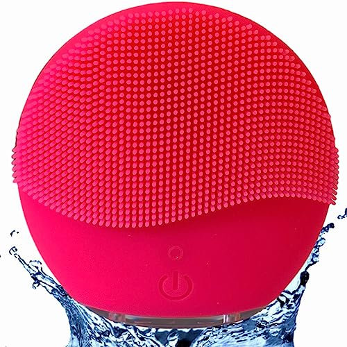 BIOSIDE Spazzola Pulizia Viso Silicone, Impermeabile, Ricaricabile USB, Detergente Massaggio Viso e Corpo Morbido Esfoliante Rimozione Punti Neri a 3 Velocità