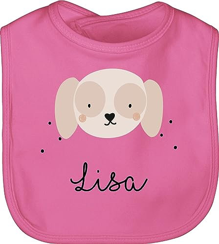 Baby Lätzchen - Süßer Hund Hündin Hunde Hundemotiv - Unisize - Pink - hundebesitzer name latz hunden hundemotiven hundemotive hunde. dog hundespruch hundeliebe dog, hundemotiven. hundeaufdruck
