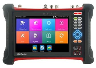 ARTGOS CCTV-Tester, X7-MOVTADHS IP Analog Kamera Tester 8MP CCTV Tester Monitor Mit Analog + LP + AHD + CVI + TVI + SDI 6 In 1 Multifunktions CCTV Tester Netzwerkkameratest