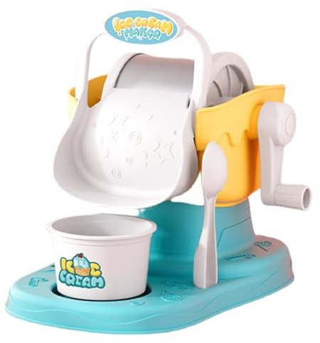 Biniveil Máquina para hacer yogur helado,Máquina para hacer helados - Máquina para hacer helados en casa | Resultados instantáneos Máquina manual de yogurt congelado fácil de limpiar para postres,