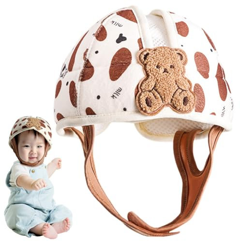 Casco de protección para bebé, de algodón transpirable, anticaídas, ajustable, anticolisión, protección de la cabeza del bebé, para seguridad del bebé, gatear y caminar