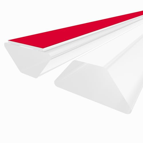 Drenky Wet Room Floor Barrier 2M Self-Adhesive Shower Tray Seal Silicone Shower Tray Sealing Strip Shower Floor Water Barrier for Wet and Dry Separation, Transparent