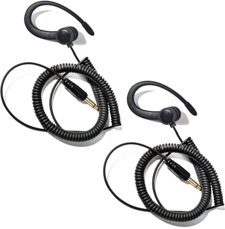 HYSHIKRA 1 Pin 3.5mm Klinke Headset 180° gemeinsamer Empfang Nur Walkie Talkie Ohrhörer