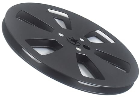 7 Aluminum Alloy Winding Reel with 1/4 Tape Recorder 6 Hole Flange Opening Machine Part Open Reel Sound Deck