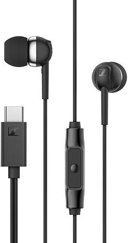 Sennheiser CX 80U - Écouteurs Intra-Auriculaires avec télécommande intégrée - Noir