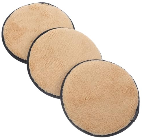 Angoily 3 Pezzi Spugne Sintetiche Leggere per Struccare Viso e Occhi, Pad Pulizia Doppia Faccia per Rimuovere Trucco e Punti Neri, per Donne Colore Casuale