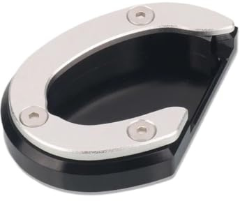 För speedmaster 2017-2021 Motorcykel Sidostöd Pad Plate Stöd Förlängare Stödförlängning Expander för motorcykelställ(Svart)