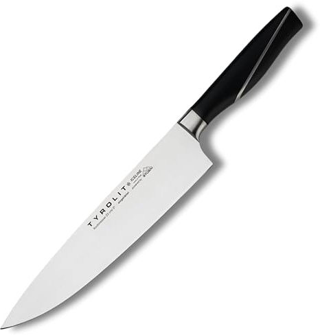 Tyrolit matlagningskniv, rostfritt stål, metall, 35 x 10 x 2 cm