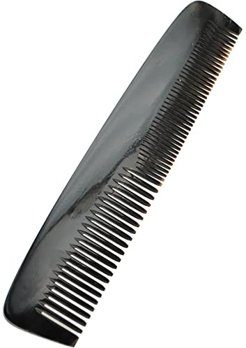 znatoo Kamm aus echtem Horn (16,5 cm lang, dunkelfarbig)