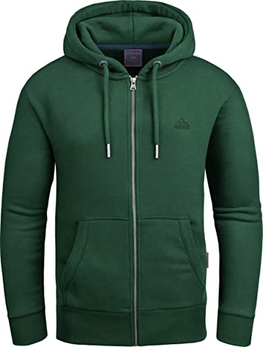Grin&Bear Hoodie herr sweatjacka GEC605, Grön, XXL