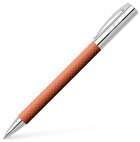 Faber-Castell ‎147765 - Drehkugelschreiber AMBITION OpArt White Sand, Mine B
