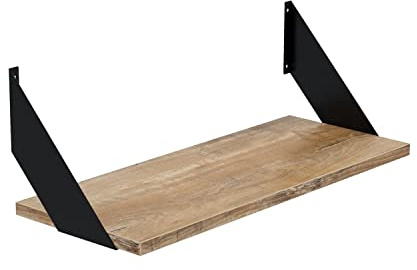 AKKE Hängeregal Flat Wandregal Kinderzimmer Küche Wohnzimmer Badezimmer Loft Büro Regale Wände Regalbrett für Wand-Deko Küchenregal Moderne Wandboard Bücherregal Wand Retro Holz 70x20cm