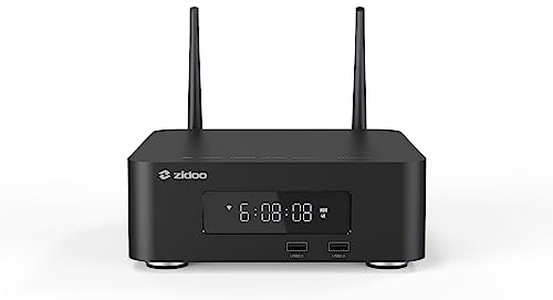 zidoo Z20 PRO 4K Media Player, RTD1619BPD 4G+32G, HDR10+ Set Top Box, 4K HDR Android 11 TV Box, Support Ethernet WiFi, NAS, HDD Bay up to 16TB