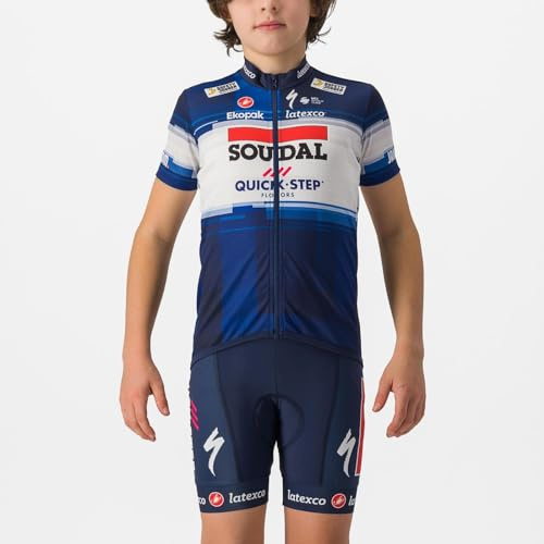 Castelli 4233128 Kid Jersey Sweatshirt Boy's Dark Blue/White Tamaño 8 Anni