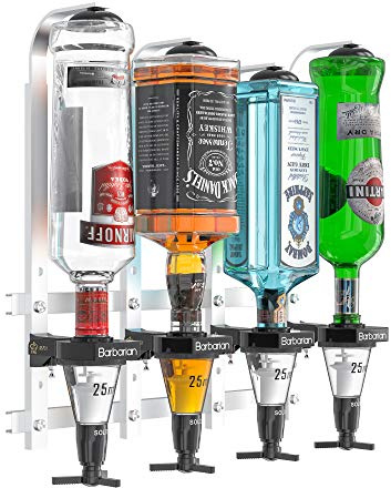 Barbarian Distributeur de Boissons Alcool Bar Butler 3/4/6 mesures Dosage 25 ML Bar de Maison