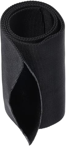 PATIKIL 3.1 Dia 3.3FT Nylon Protective Hose Sleeve, Cable Cover Sheath Protection for Welding Tig Torch Hydraulic Hose, Black
