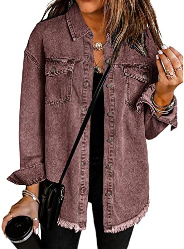 Roskiky Kuscheljacke Damen Brown Stone L