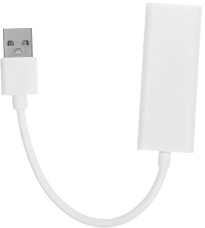 TOBBOMEY Adaptador USB Ethernet de Alta Velocidad con Interfaz para Portátil Tarjeta de Externa Compatible y Elegante Diseño